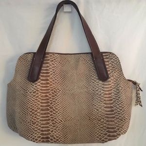 Leather Tote Bag from Cotacachi Ecuador